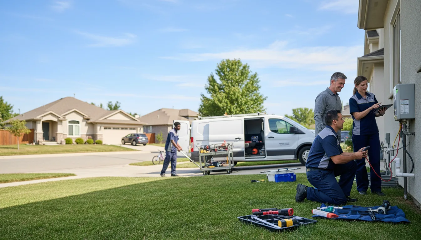 Tankless water heater service in Northrop, MN